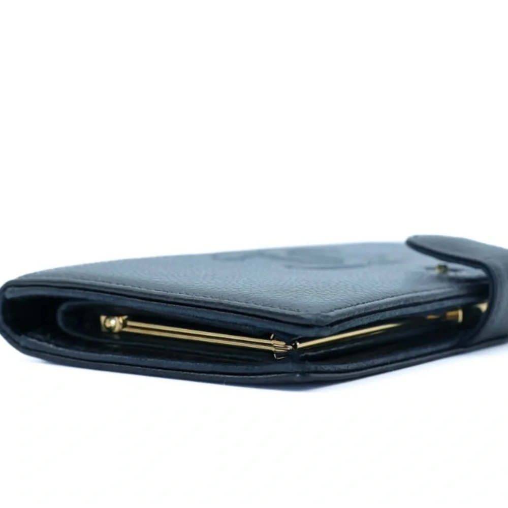 Chanel Black Caviar Leather Wallet